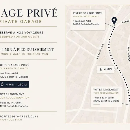 Appartement Centre Historique - Climatisation & Garage Prive